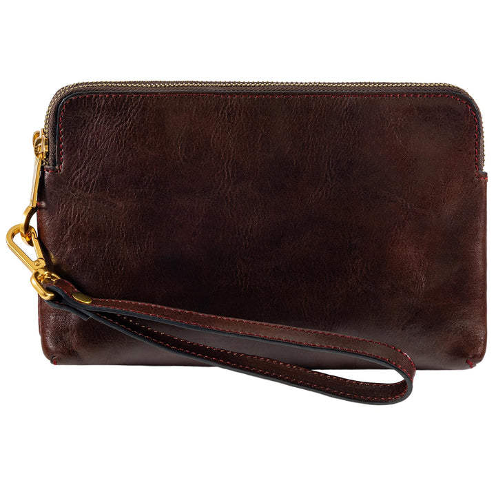 Time Resistance Leder Clutch für Herren – Organizer Tasche für Herren – Handgelenktasche – Aktentasc