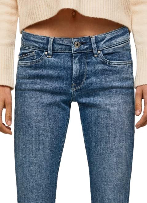 Pepe Jeans Damen Pixie Jeans 25W / 32L Blue (Denim-hn6), 25W / 32L Blue (Denim-hn6)