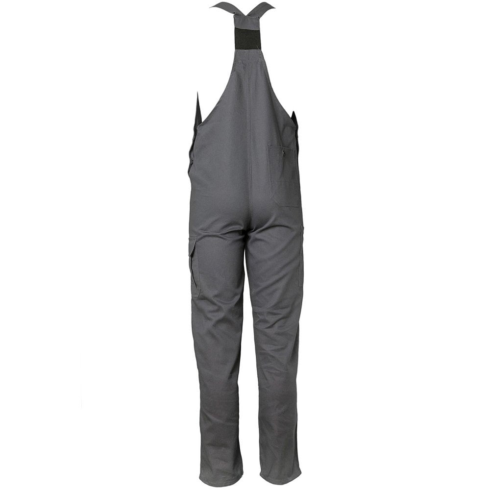 Planam Grösse 56 Herren BW 290 Cargo-Latzhose grau Modell 0177 Grau 56, Grau 56