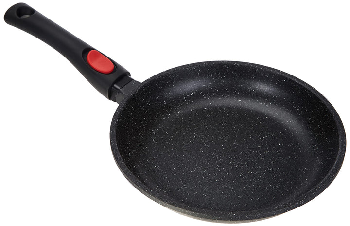 Kamberg – 0008021 – Pfanne 24 cm – Abnehmbarer Griff – Aluminiumguss – Beschichtung in Steinoptik –