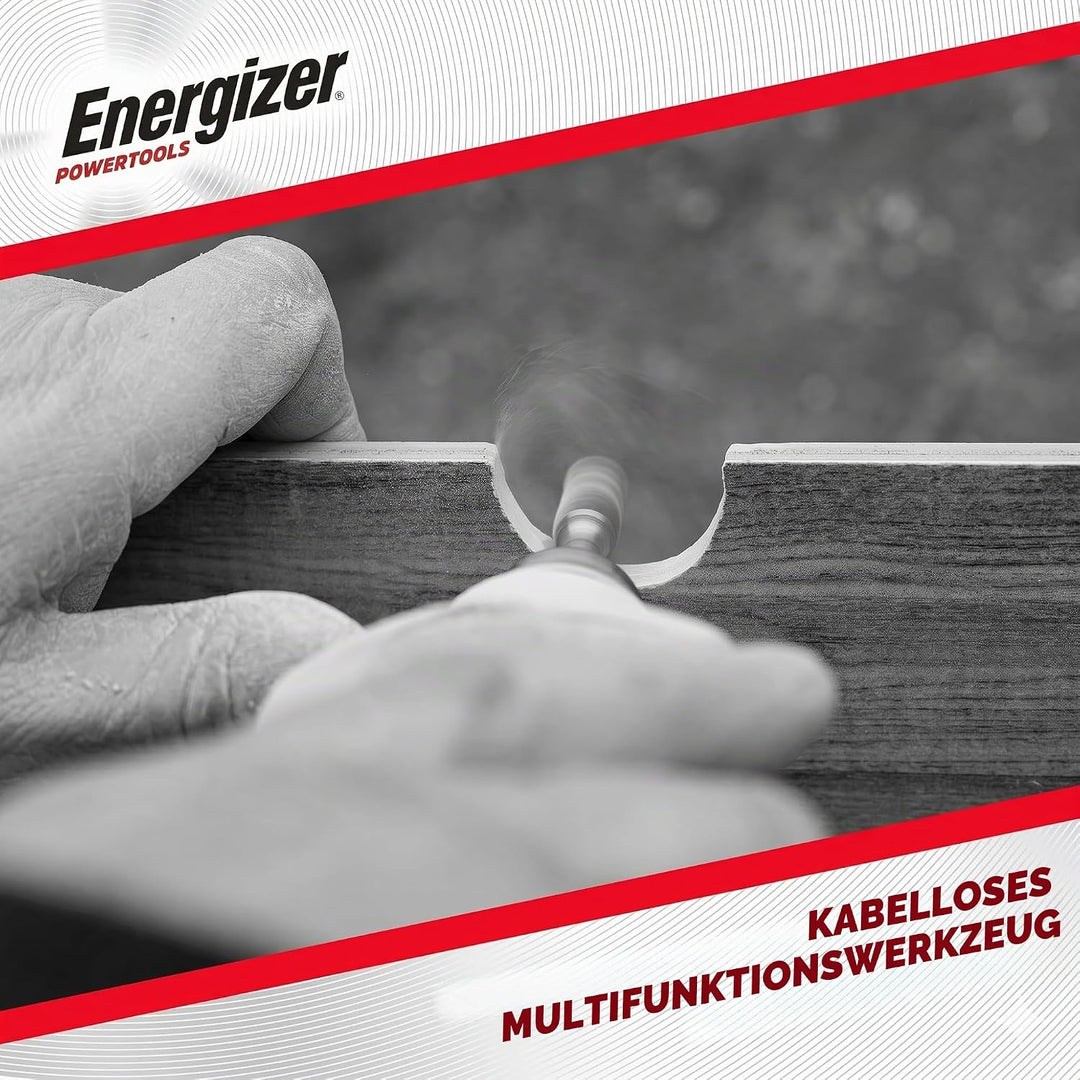 Energizer – Multifunktionswerkzeug Kabelloser Präzisionsschleifer, Akku 1500 mAh, USB-C – 5 Geschwin