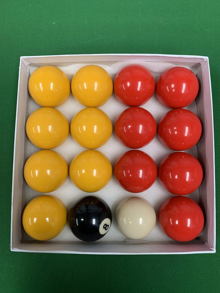 Rot und Gelb 2 Zoll Set Billardkugeln (1 7/8 Zoll Cue Ball)