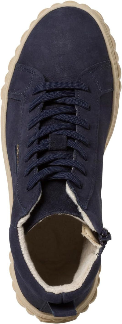 Tamaris Damen High-Top Sneaker, Frauen Halbschuhe,Wechselfussbett 36 EU Navy, 36 EU Navy