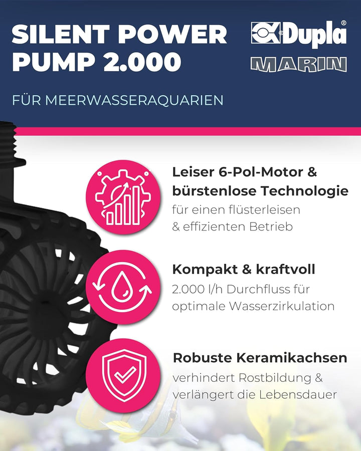 Dupla Marin 82110 Silent Power Pump SPP 2.000, Schwarz