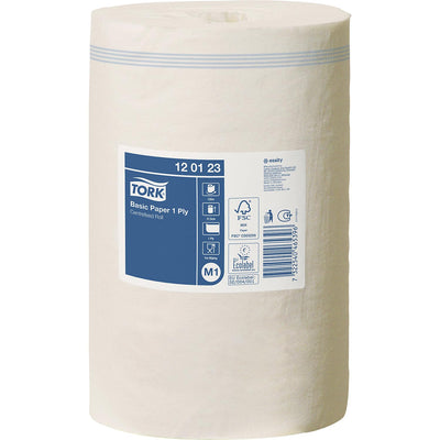 Tork 120123 Basic Mini Centerfeed Polierpapier, 1-lagig, M1