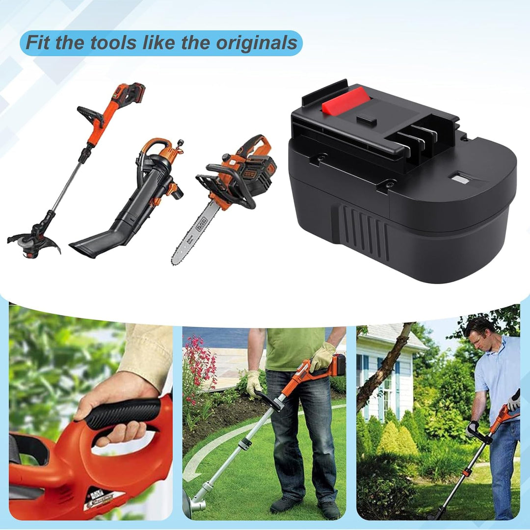 iPrize 14.4V 4.0Ah Ersatzakku für Black+Decker A14 A144 A144EX A14F B-8316 BD1444L BPT1048 HPB14 499
