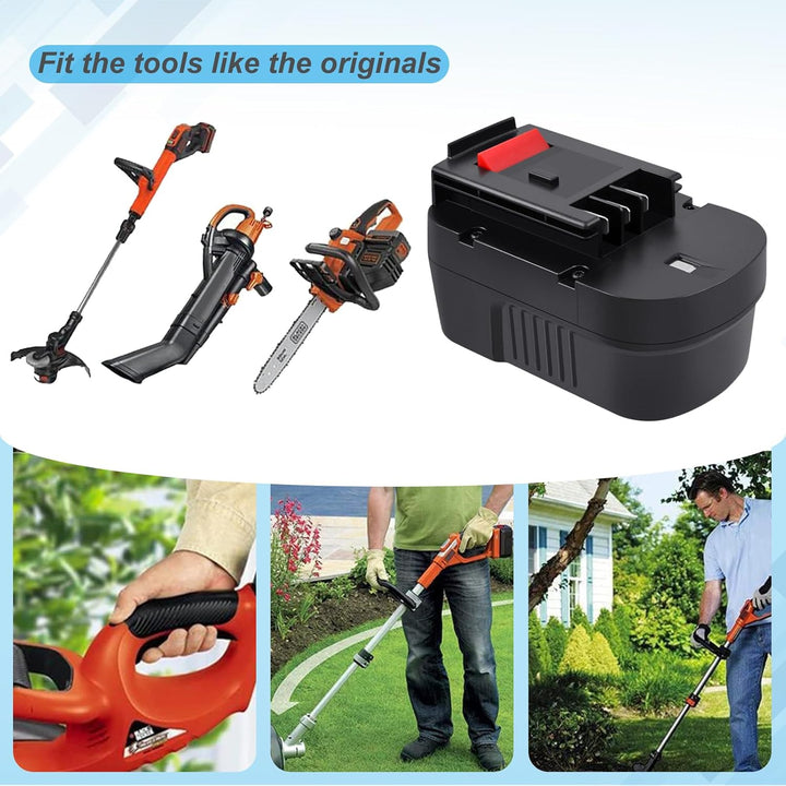 iPrize 14.4V 4.0Ah Ersatzakku für Black+Decker A14 A144 A144EX A14F B-8316 BD1444L BPT1048 HPB14 499