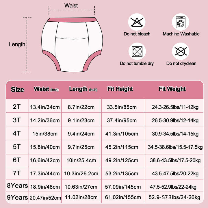 MOEMOE BABY Töpfchen Trainingshose, 10 Stück Baumwolle Töpfchen Trainingshose Kinder Trainer Töpfche