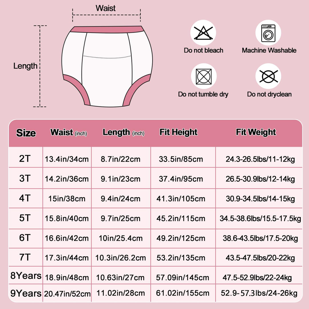 MOEMOE BABY Töpfchen Trainingshose, 10 Stück Baumwolle Töpfchen Trainingshose Kinder Trainer Töpfche