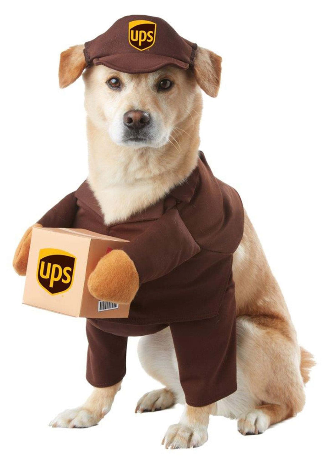UPS Hundekostüm, Grösse L Braun L, Braun L