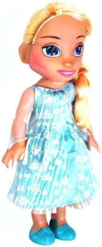 Disney 98921Frozen (Eiskönigin) ELSA Puppe, 35 cm gross, mit glitzerndem Kleid