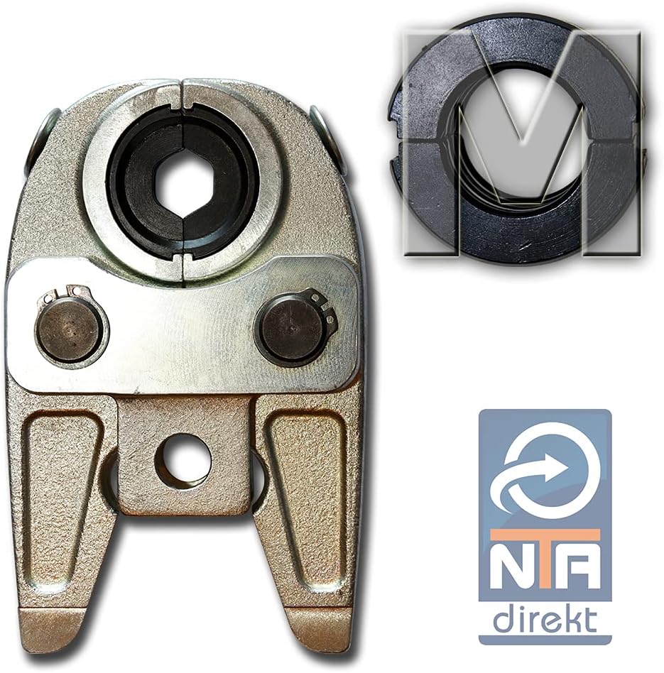 NTA Pressbacke M12 M-Kontur für 12mm, Pressbackeneinsatz passend für Handpresszangen HPZ + Wechselba