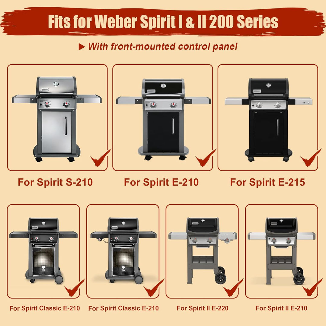 Denmay 38.9cm Flavorizer Bar 7635 für Weber Spirit I II 200 Serie E210, E220, S210, S220 (mit vorder