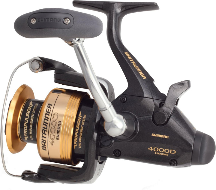Shimano Baitrunner D Spinnrolle (4.8:1) BTR4000D, BTR4000D