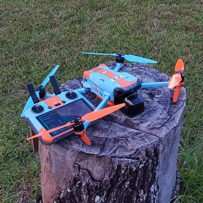 Master Airscrew Stealth Propeller kompatibel mit DJI Air 3 - Blau, 4 Stück, Blau