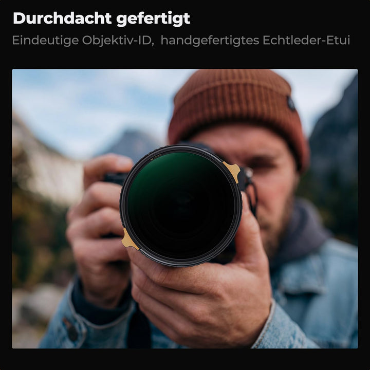 K&F CONCEPT ND2-32&Polfilter (CPL) 52mm 2-in-1 Multifunktionsfilter (Nano-Xcel Pro Serie), 52mm