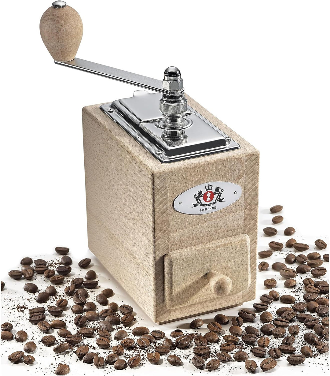 Kaffeemühle mechanisch, Buche natur Santiago Eco Zassenhaus
