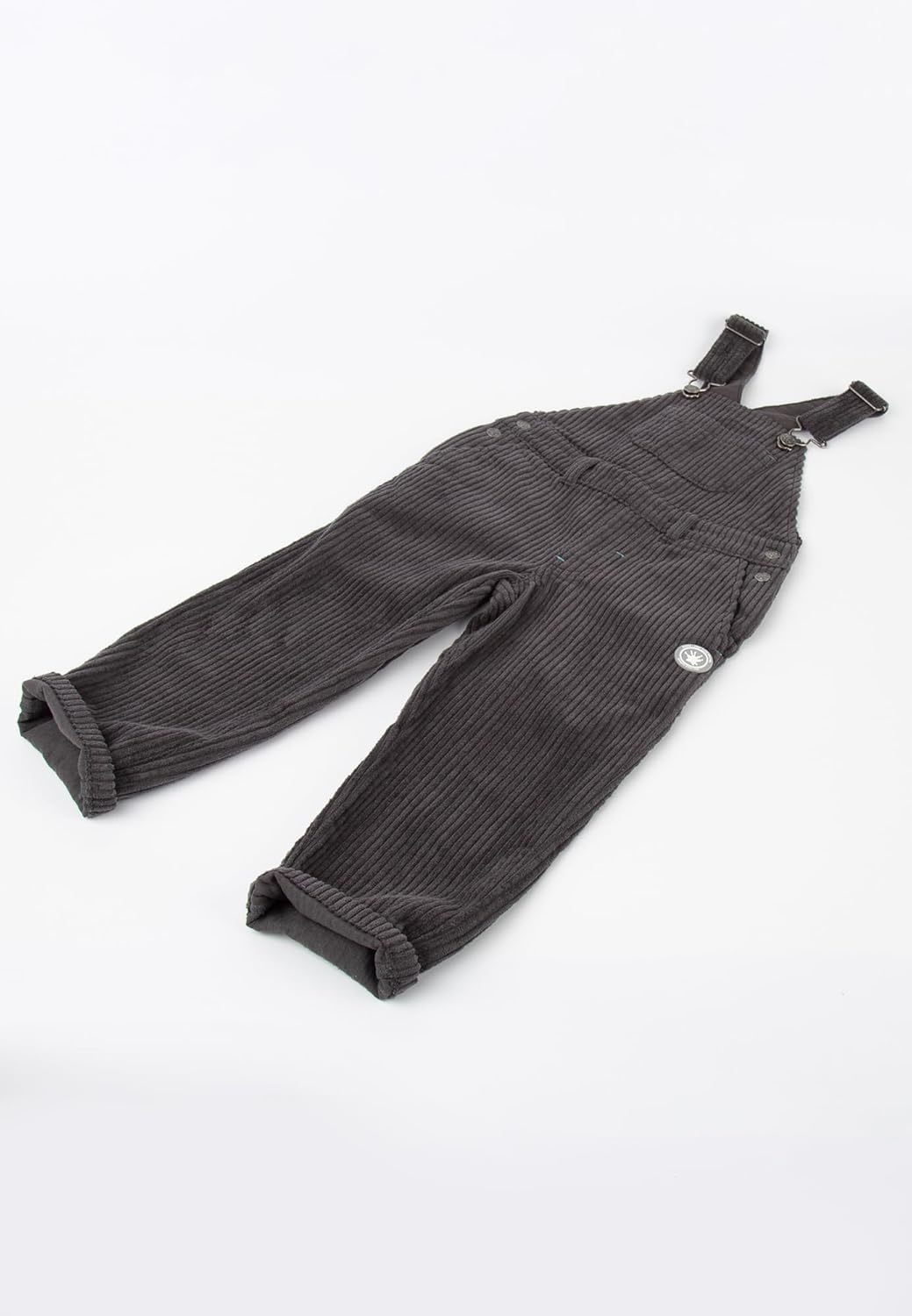 Sigikid Jungen Mini Cord-Latzhose Polar Expedition Kordhose 128 Grau, 128 Grau