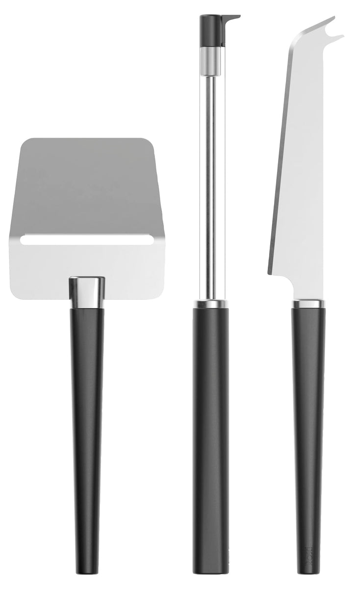 Rosti Emma Käse-Set 3 Teile Black 27,5 x 18 x 3,5 cm Black, 27,5 x 18 x 3,5 cm Black