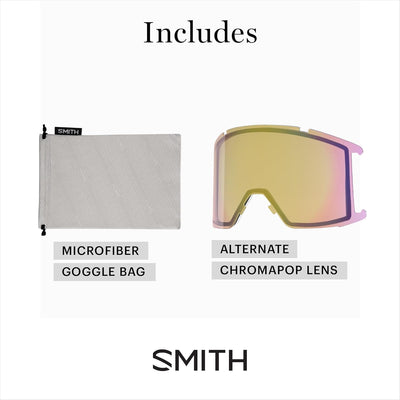 SMITH Squad XL Ersatzgläser für Brille, Erwachsene, Unisex, Schwarz (Mehrfarbig)