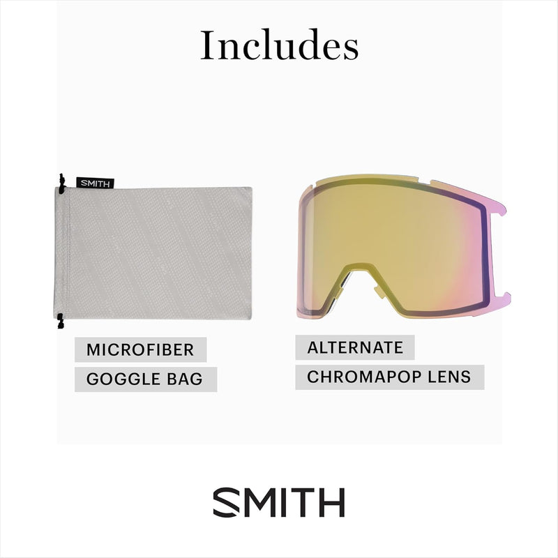 SMITH Squad XL Ersatzgläser für Brille, Erwachsene, Unisex, Schwarz (Mehrfarbig)