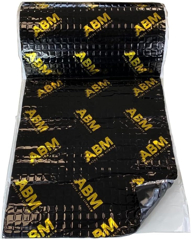 ABM Alubutyl BLACK 2 Rollen 2.0 mm x 40 cm x 5 Meter insgesamt 4 m² Selbstklebende Alubutyl Anti Drö