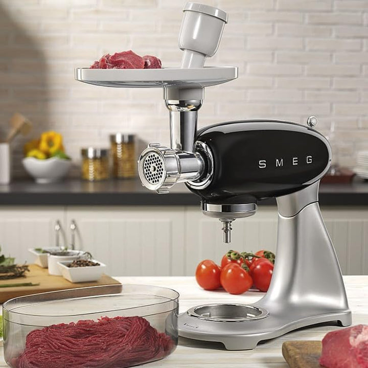 SMEG Fleischwolf-Set SMMG01, 18/8 Stainless Steel, grau