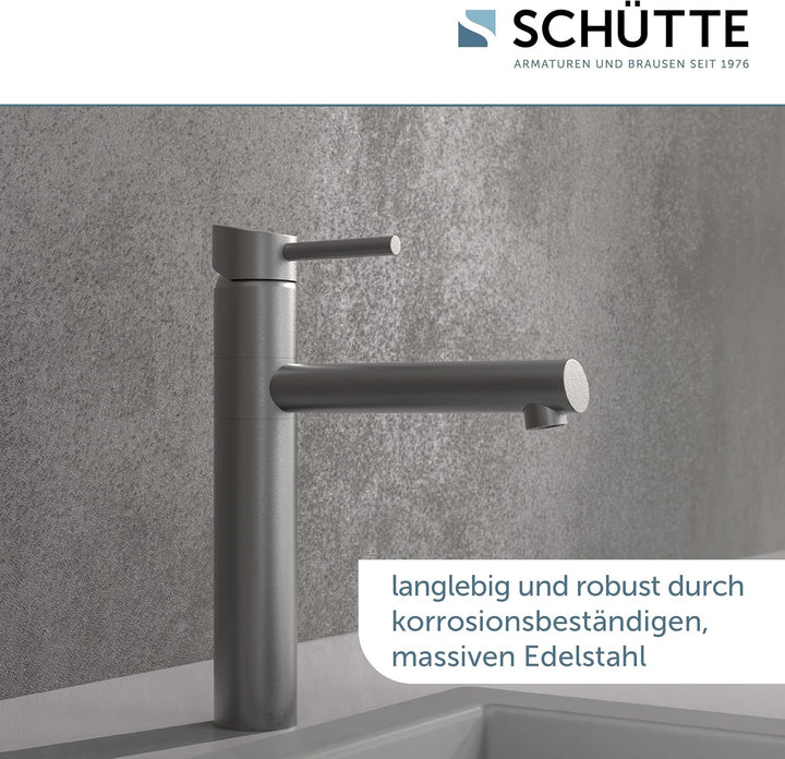 SCHÜTTE BRISTOL Spültischarmatur, Wasserhahn Küche, 360 Grad schwenkbare Spültischarmatur, Mischbatt