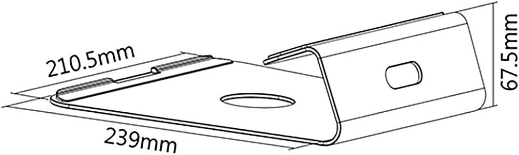 RICOO Laptop Ständer für MacBook MTS-01Aliminium Notebook 11-15 Zoll Kühlung / 11"/28cm - 15"/38cm Z