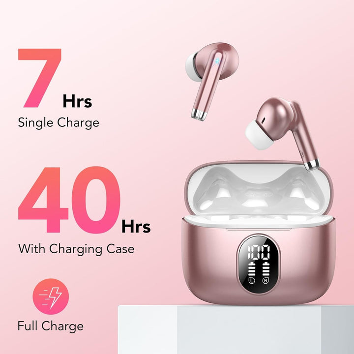 QXQ Bluetooth Kopfhörer, 2026 Neue Kopfhörer Kabellos Sport In Ear Bluetooth 5.4 Headphones mit 4 Mi