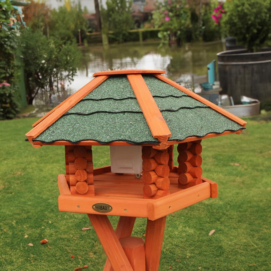 HABAU Vogelhaus "Schweden" mit Silo und Ständer
