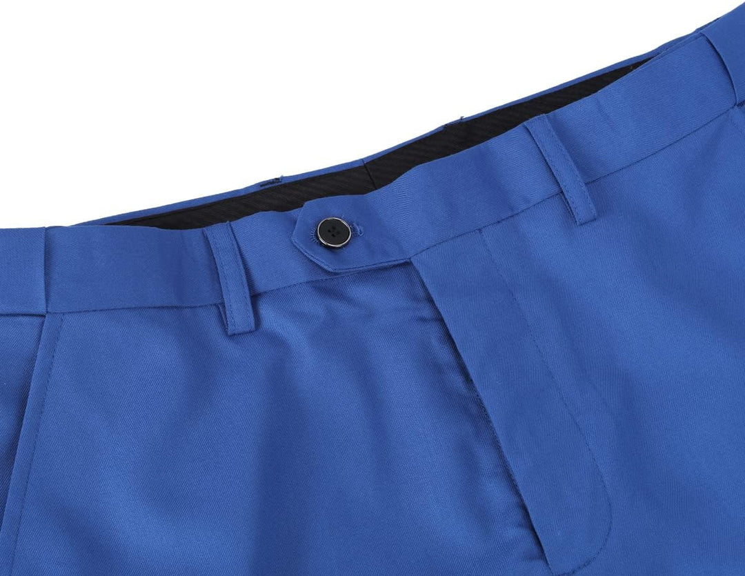 Sliktaa Herren Anzug 3 Teilig Slim Fit Reihe Einfarbig Stoff Business Shawl Kragen Klassisch Tunika