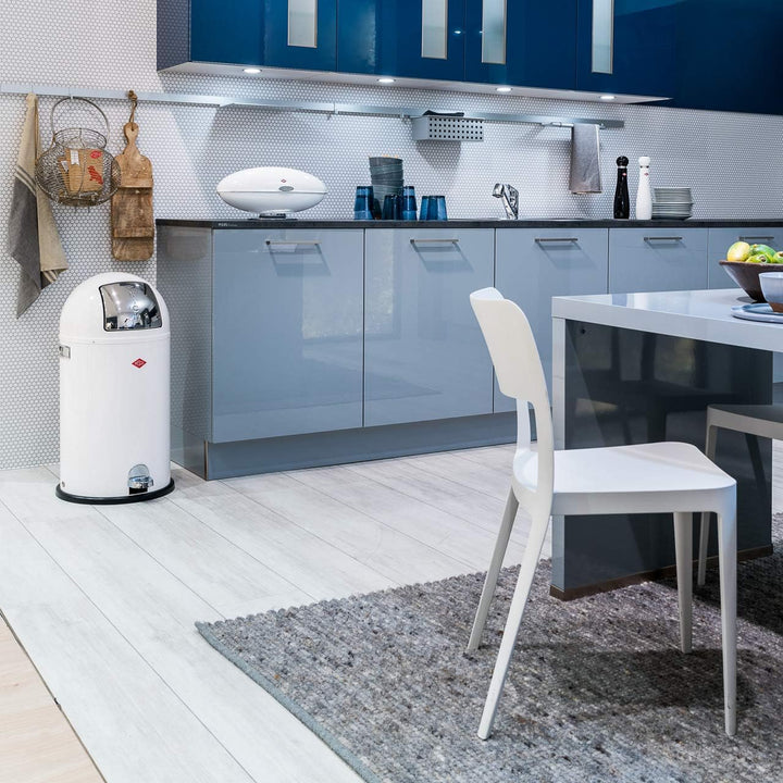 Wesco Kickboy Abfallsammler Metall Weiss 40 L, Weiss