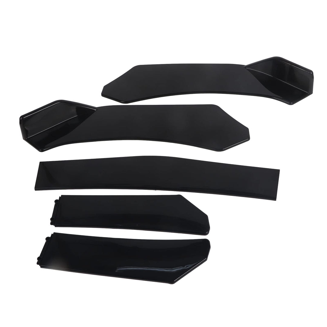5pcs Frontschürze Lip Splitter, Frontschürze Lip Body Kit Universal Lip Splitter Spoiler Diffusor Ca