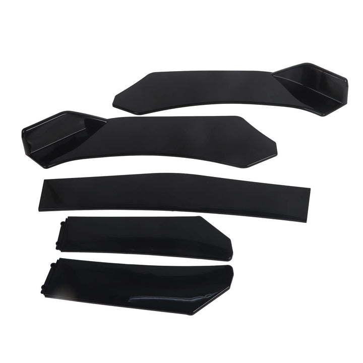 5pcs Frontschürze Lip Splitter, Frontschürze Lip Body Kit Universal Lip Splitter Spoiler Diffusor Ca