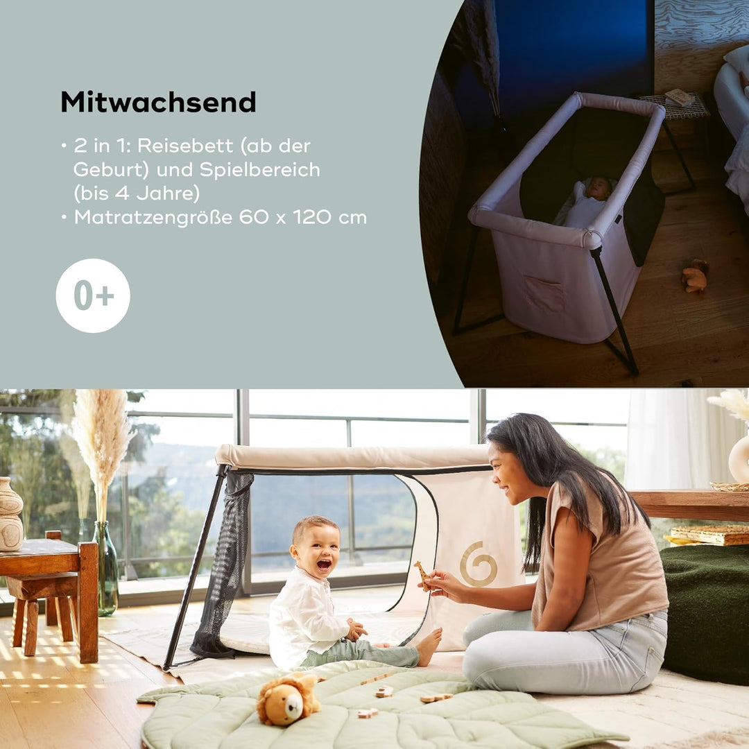 Babymoov Reisebett Moov & Sleep, Ultrakompakt und leicht (