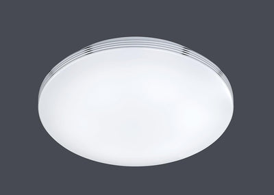 Trio Leuchten LED Deckenleuchte Apart 659412406, Metall chrom, 1x 24 Watt, Durchmesser 41cm, Durchme