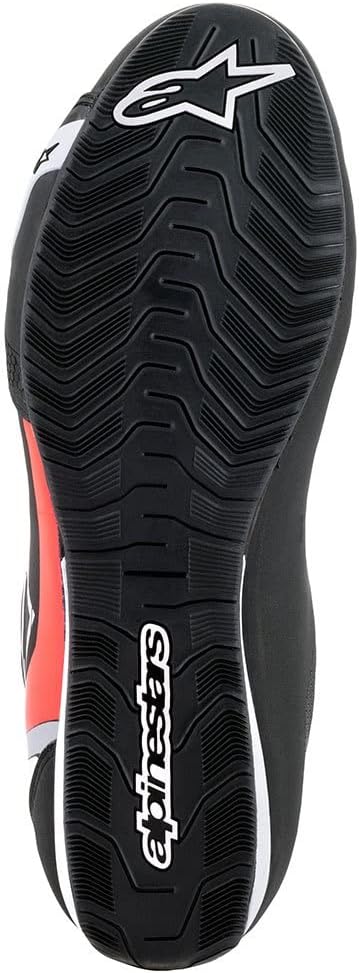 Alpinestars Unisex Motorradss Motorradstiefel 44 EU Black White Red Fluo, 44 EU Black White Red Fluo