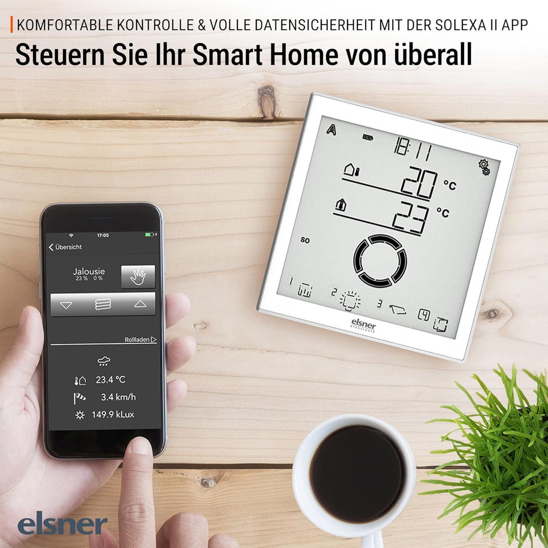 Solexa 2.0 Markisensteuerung Funk – Mit Wetterstation | SMART HOME Jalousie-, Fenster-, Rollladenste