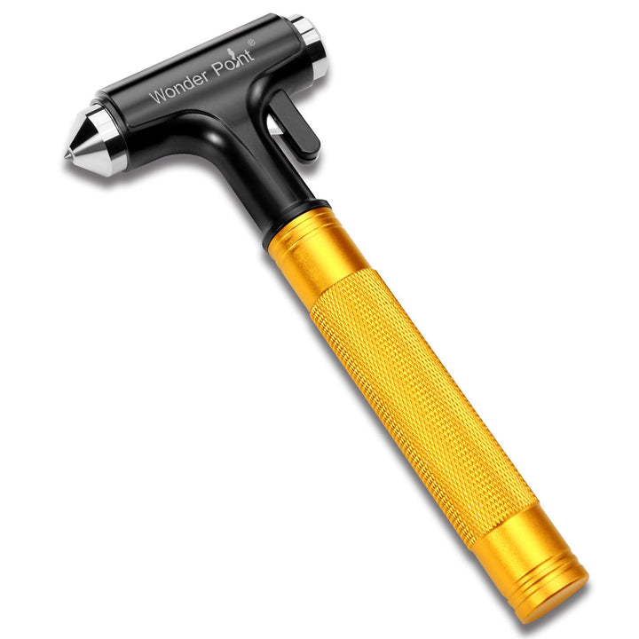 WONDER POINT Premium Notfallhammer Auto, 2025 Multifunktions-Gurtschneider Nothammer, Schnelle Autor