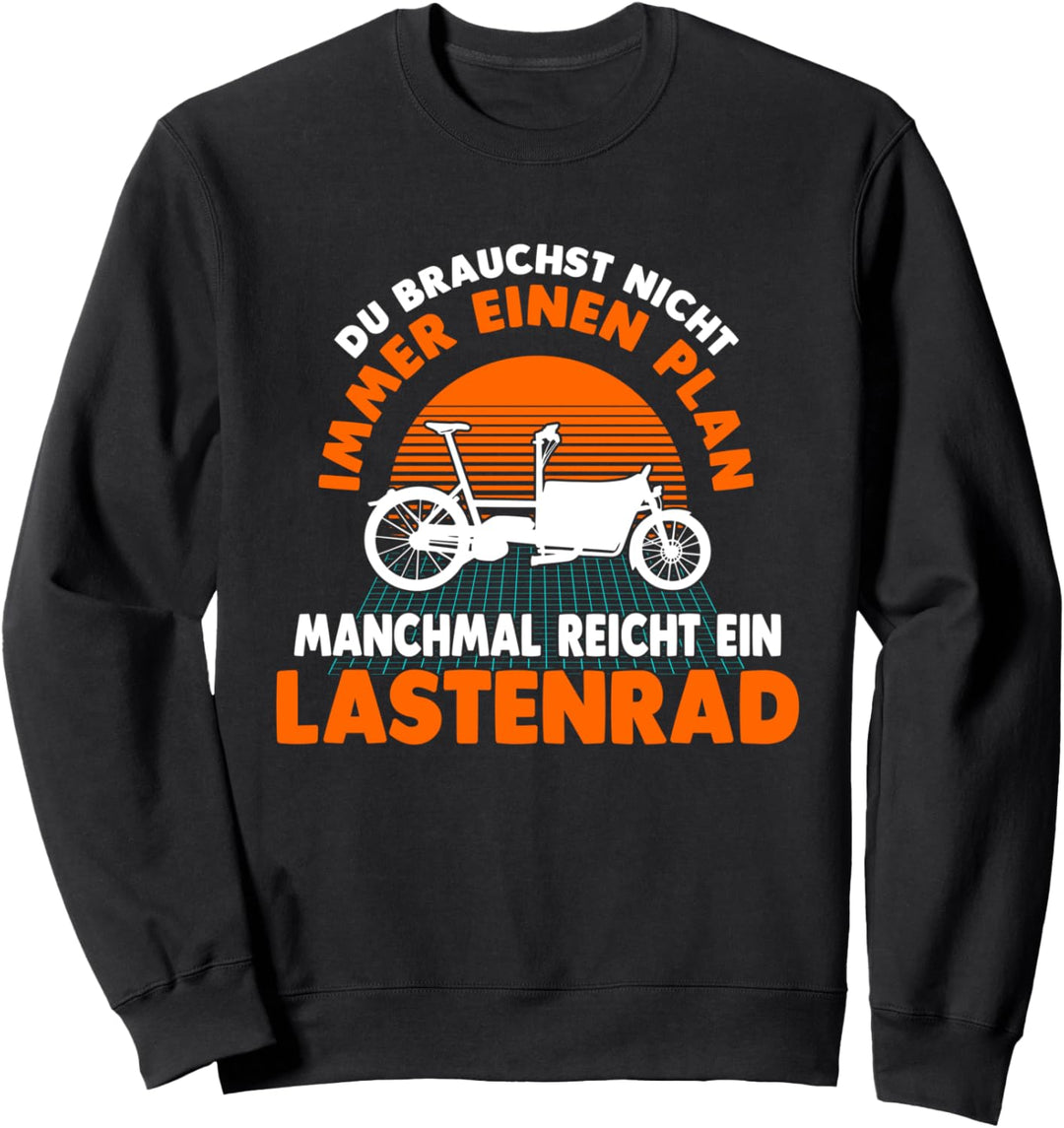 Fahrradfahren Lastenrad Fahrradtour Fahrrad Sweatshirt