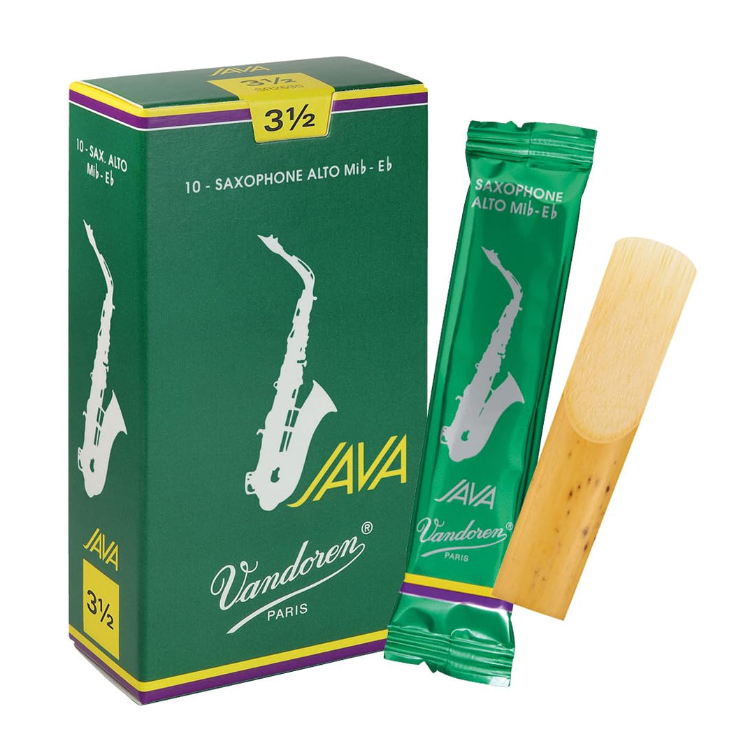 Vandoren SR2635 Java Alt Saxophon Blätter - 10 Einheiten Stärke 3.5, Stärke 3.5