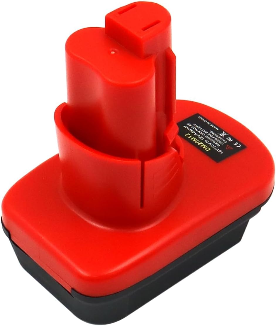 Namvo M12-Adapter, kompatibel mit Milwaukee 18 V, DeWalt 18 V 20 V, unterstützt M12-Elektrowerkzeuge