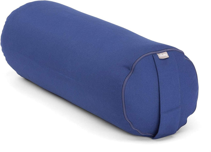 Bodhi Yoga Bolster | ECO Serie | Yogarolle mit Kapok-Füllung | Waschbarer Bezug aus 100% Bio-Baumwol