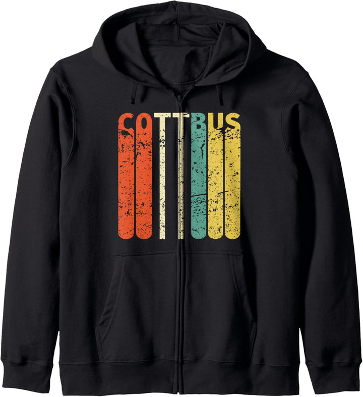 Retro Cottbus Einwohner Stadt Cottbuser Kapuzenjacke