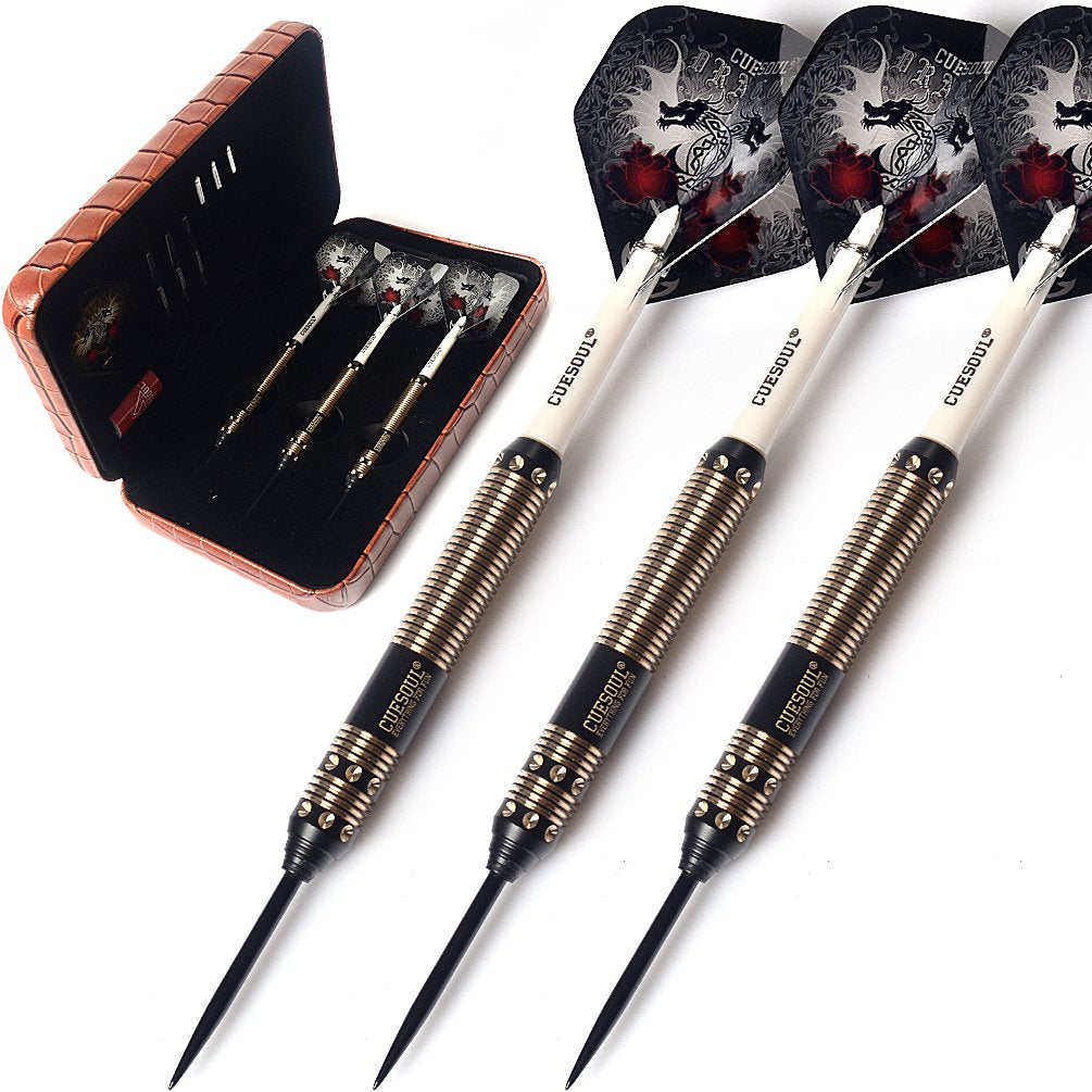 CUESOUL Dragon Deluxe Messing Steel Dartpfeile, 21 Gramm J2108 25 Gramm, J2108 25 Gramm