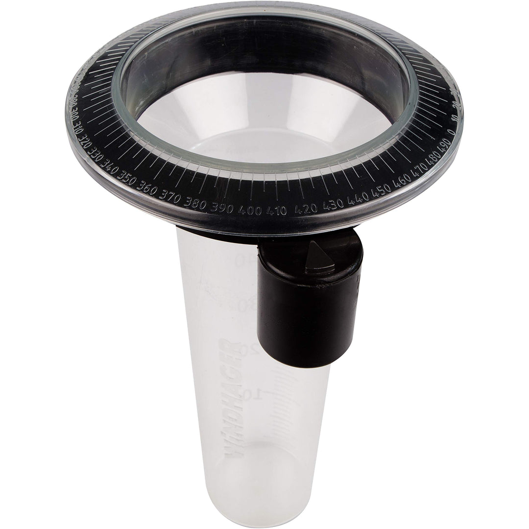Windhager Profi-Regenmesser mit Memoryfunktion, Niederschlagsmesser, Regenwassermessung, für Rasenau