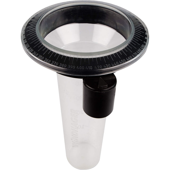 Windhager Profi-Regenmesser mit Memoryfunktion, Niederschlagsmesser, Regenwassermessung, für Rasenau