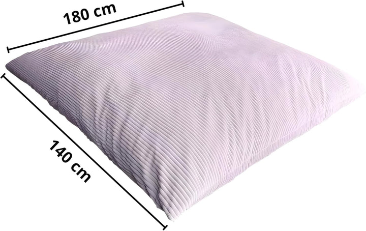 bananair - Sitzsack XXL aus Cordstoff Breit Gerippt für Kinder und Erwachsene - Weich und Bequem - M