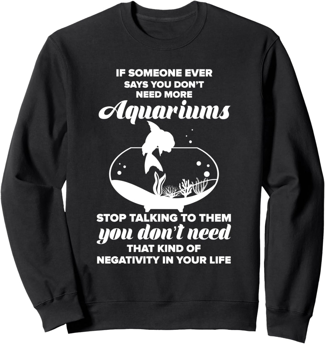 Aquascaping Aquarist Aquarianer Fischzucht Sweatshirt